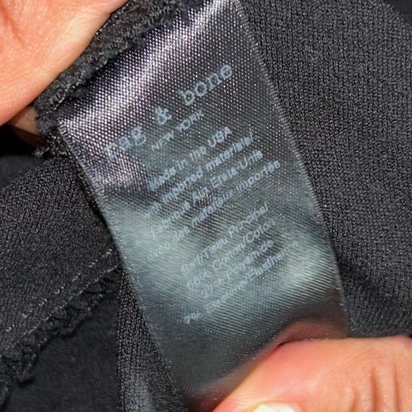 Rag & Bone Trouser Pants Womens 4 Black Straight Casual Comfort Cotton‎ Blend - Picture 5 of 9